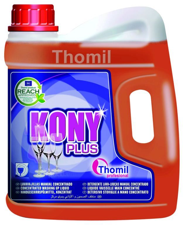 Détergent liquide plonge manuelle Kony Plus - THOMIL - Bidon de 4l