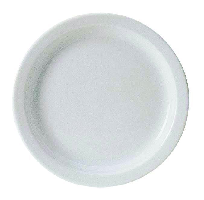 Assiette plate porcelaine Uniset 19cm - DEGRENNE - Carton de 10