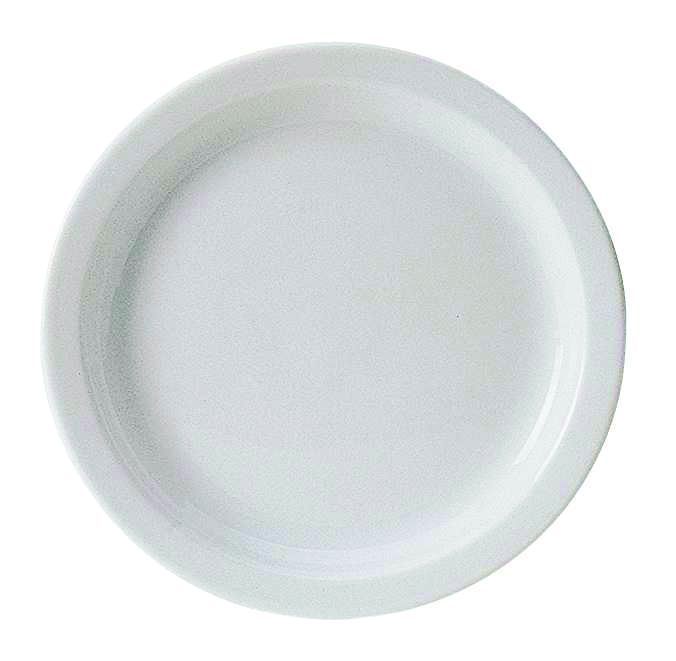 Assiette plate porcelaine Uniset 24cm - HARMONIE - Carton de 10