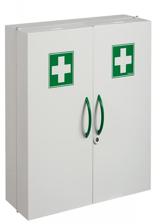 Armoire à pharmacie 2 portes avec fermeture magnétique à clé - ROSSIGNOL - A l'unité