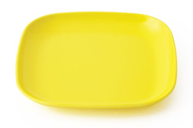 Assiette plate mélamine 13,5x13,5cm - PLASTOREX - Carton de 10