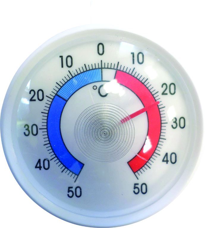 Thermomètre frigo/congélateur rond -50°C / +50°C - A l'unité