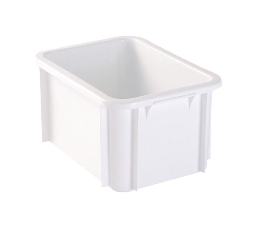 Bac gerbable PE 40x30cm 15l blanc - GILAC - A l'unité