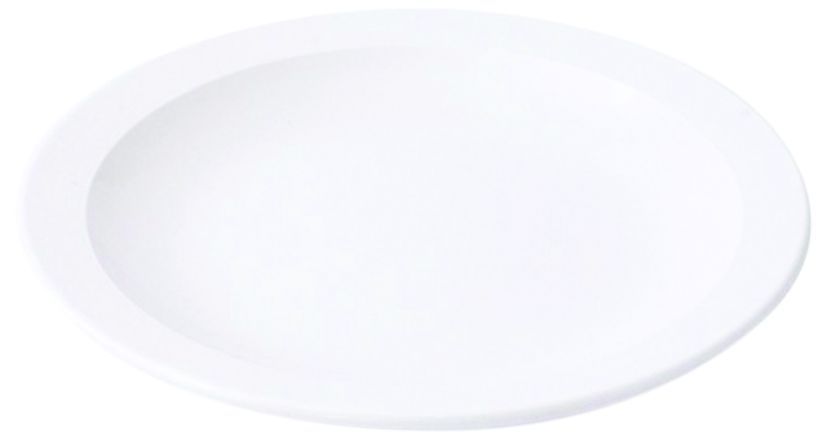 Assiette plate mélamine 17,5cm - PLASTOREX - Carton de 10