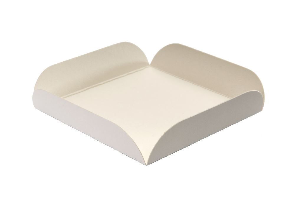 Carré rainé carton blanc 17x17cm - Paquet de 250