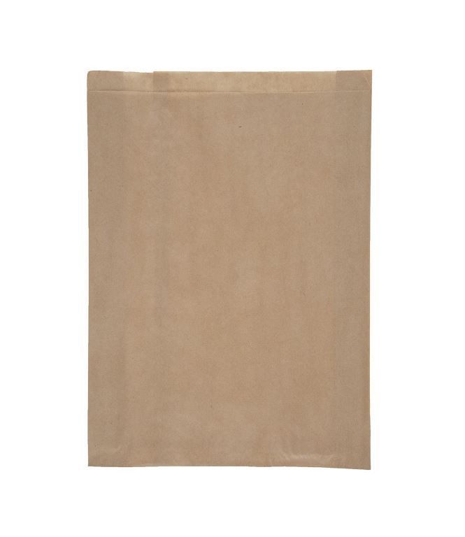 Sac brioche papier kraft brun 26x8,5x35cm - Carton de 1000