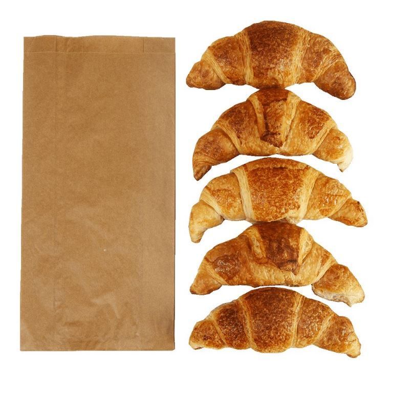 Sac croissant papier kraft brun 17x7x35cm - Paquet de 1000