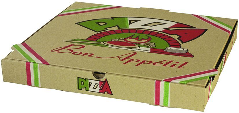 Boite pizza carton 29x29x4cm - Carton de 100