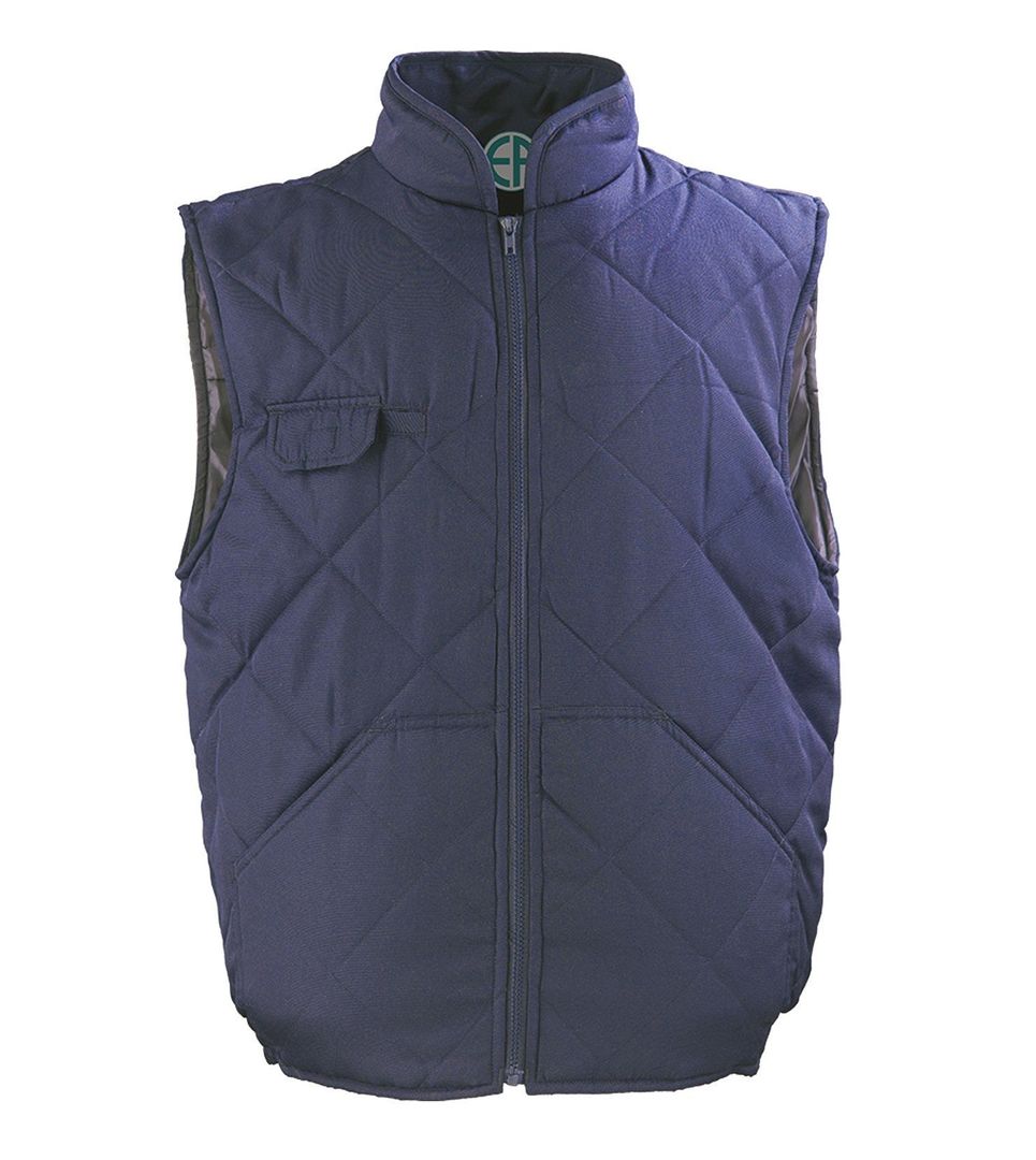 Gilet de froid polycoton matelassé bleu Chouka - COVERGUARD - A l'unité