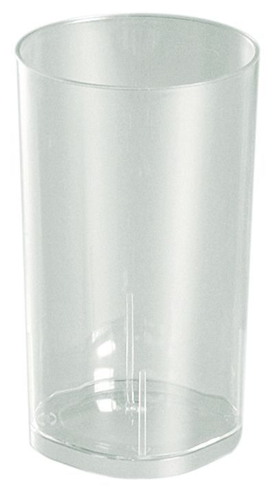 Verre tube PS cristal 20cl - Carton de 420