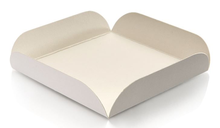 Carré rainé carton blanc 15x15cm - Paquet de 250