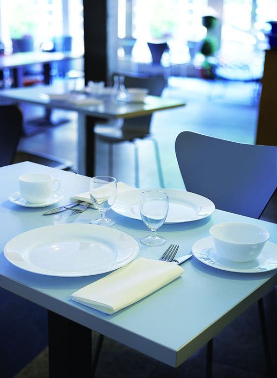 Assiette creuse verre trempé blanc Restaurant 22,5cm - ARCOROC - Carton de 6