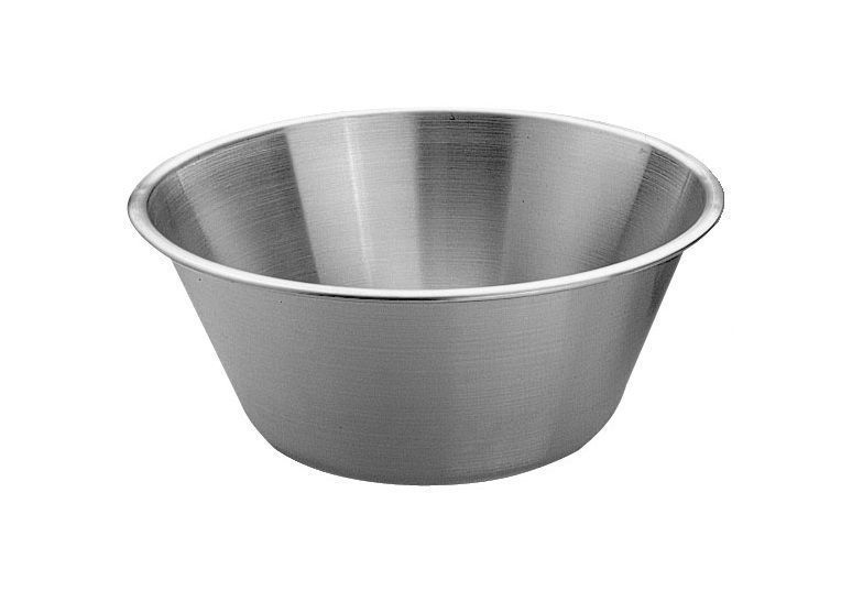 Bassine inox fond plat 20cm - GAFIC - A l'unité