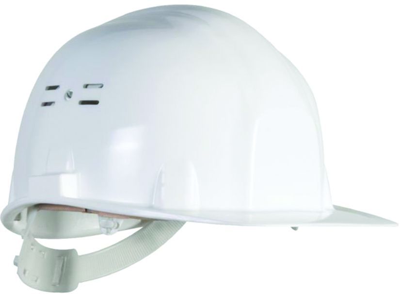 Casque de chantier polyethylène harnais réglable - EARLINE - A l'unité