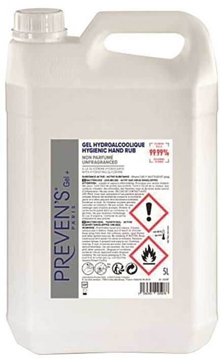 Gel hydroalcoolique - PREVEN'S - Bidon de 5l