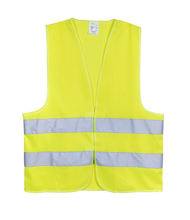 Gilet sécurité polyester jaune 2 bandes L/XL - COVERGUARD - A l'unité