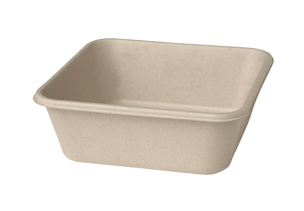 Boite bagasse marron 900cc - Carton de 360