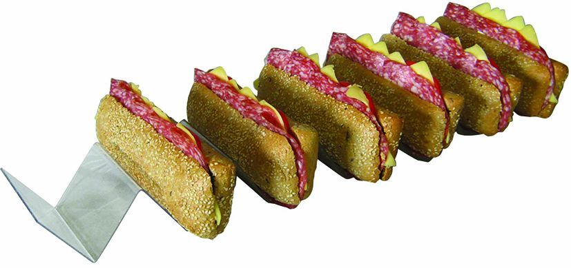 Porte sandwiches PET 59,5x9x5,8cm - A l'unité