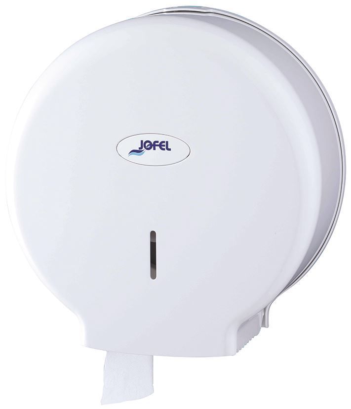 Distributeur papier toilette Maxi Jumbo blanc - JOFEL - A l'unité