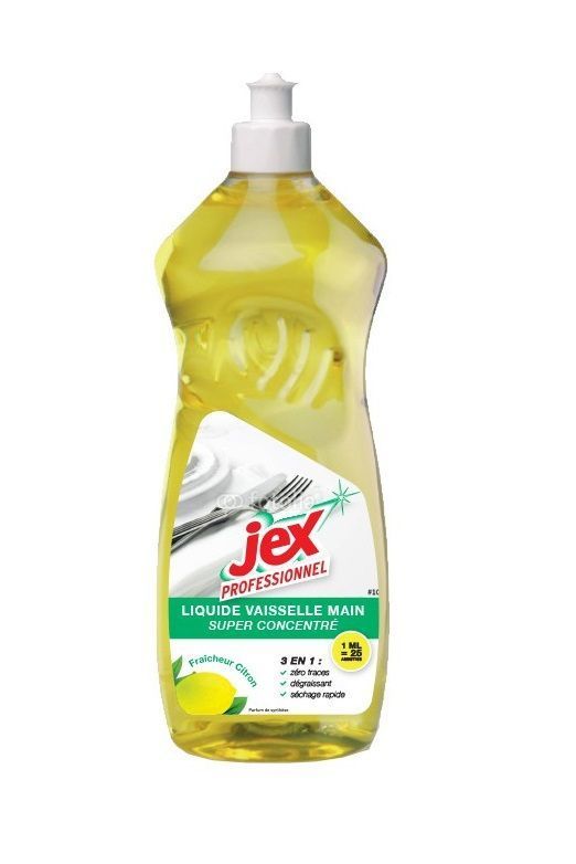 Détergent liquide plonge manuelle - JEX PRO - Carton de 12x1l