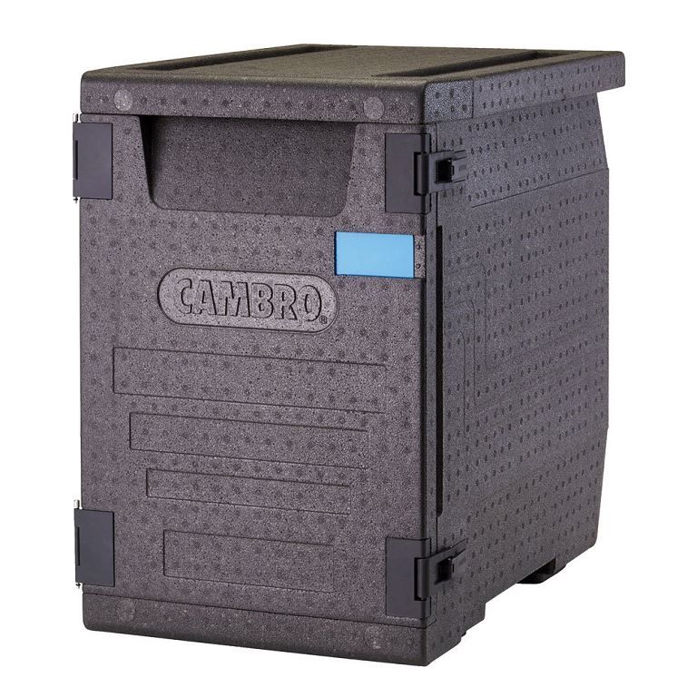 Conteneur isotherme frontal 4 bacs GN 1/1 Cam GoBox noir - CAMBRO - A l'unité