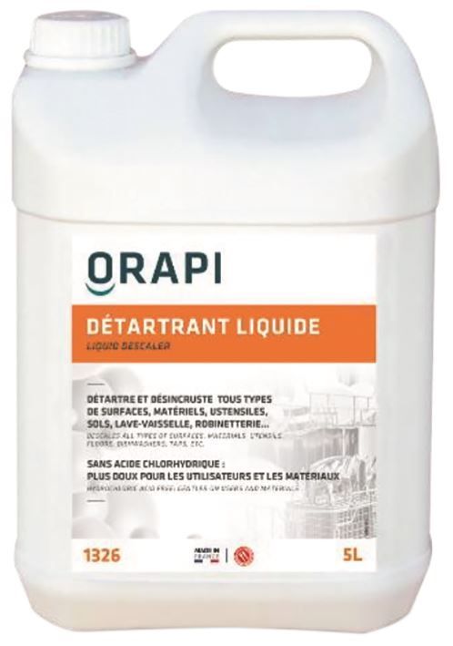 Détartrant liquide pour machine à laver - ORAPI - Bidon de 5l