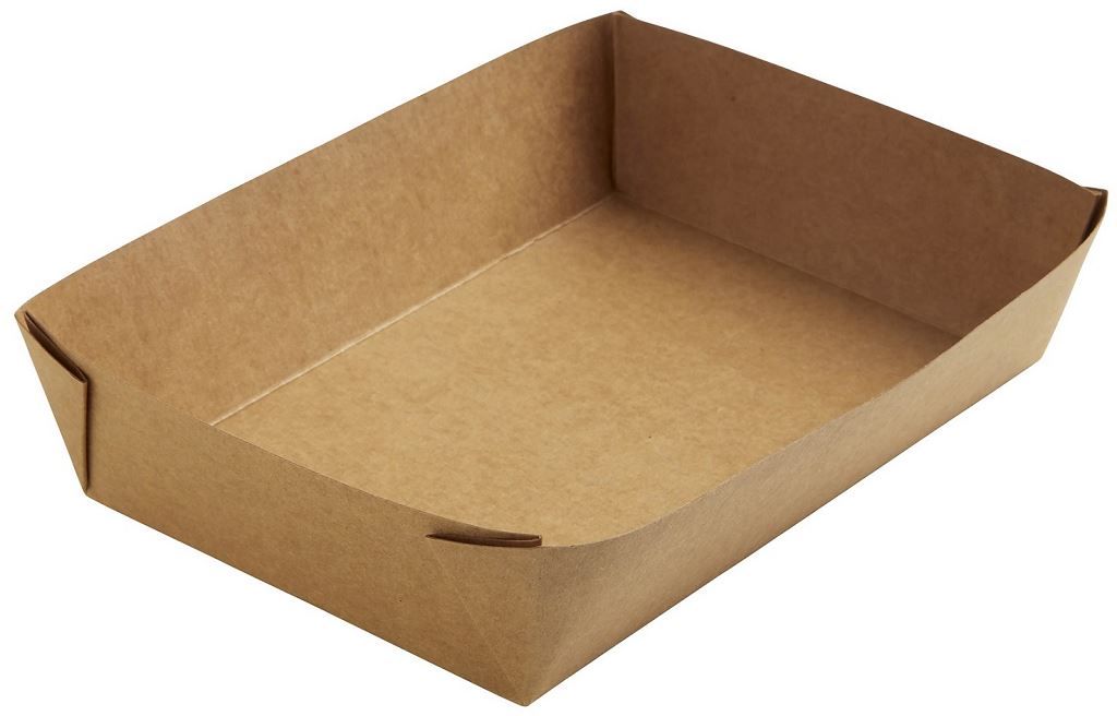 Plateau traiteur carton 42x28cm noir - Carton de 100