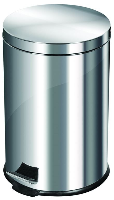 Poubelle à pédale inox 20l - A l'unité