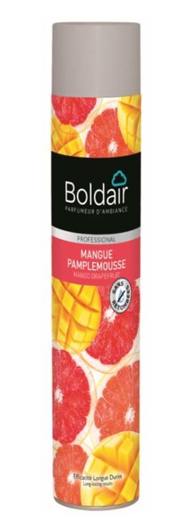 Désodorant mangue pamplemousse - BOLDAIR - Aérosol de 750ml