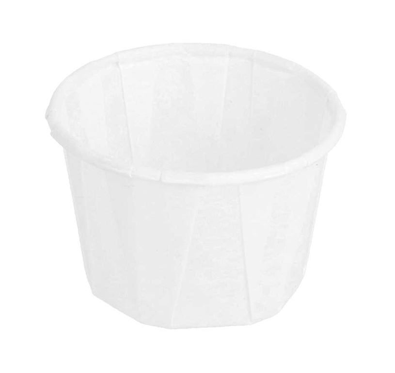 Pot papier plissé blanc 30cc - GDP - Paquet de 250