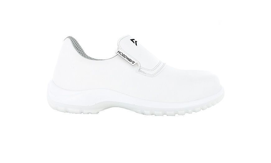 Mocassin sécurité microfibre blanc Dan S3 SRC T.36/48 - NORD'WAYS - Paire