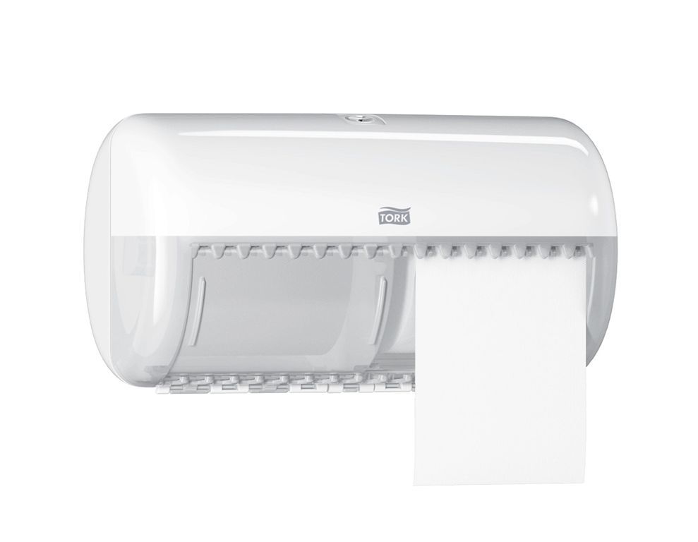 Distributeur papier toilette T4 blanc - TORK - A l'unité