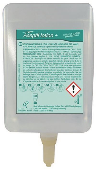 Savon mousse mains antiseptique Aseptil Horizon - PRODENE KLINT - Carton de 6x1l