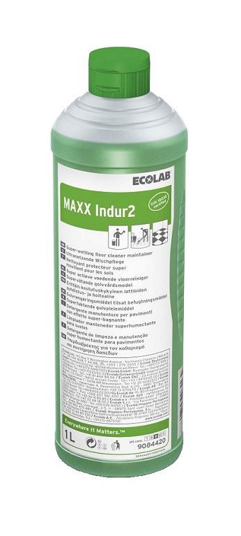 Nettoyant sol maintenance Maxx Indur 2 - ECOLAB - Carton de 12x1l