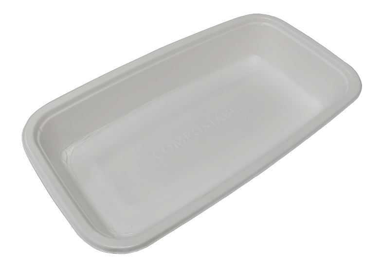 Barquette scellable bagasse 100% compostable GN 1/3 H48mm - Carton de 270