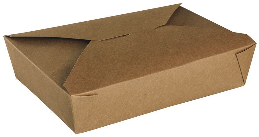 Boite repas carton kraft brun 1500cc - Carton de 200