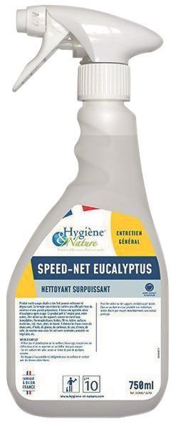 Nettoyant surpuissant multi usages Speed-Net eucalyptus - HYGIENE ET NATURE - Flacon de 750ml