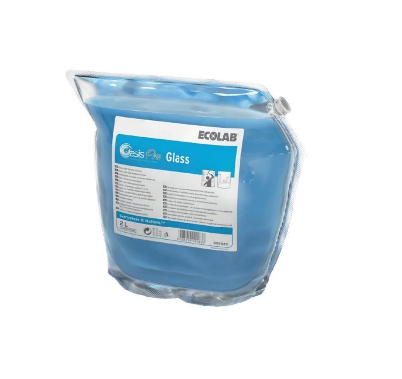 Nettoyant vitres & surfaces Oasis Pro Glass - ECOLAB - Carton de 2x2l