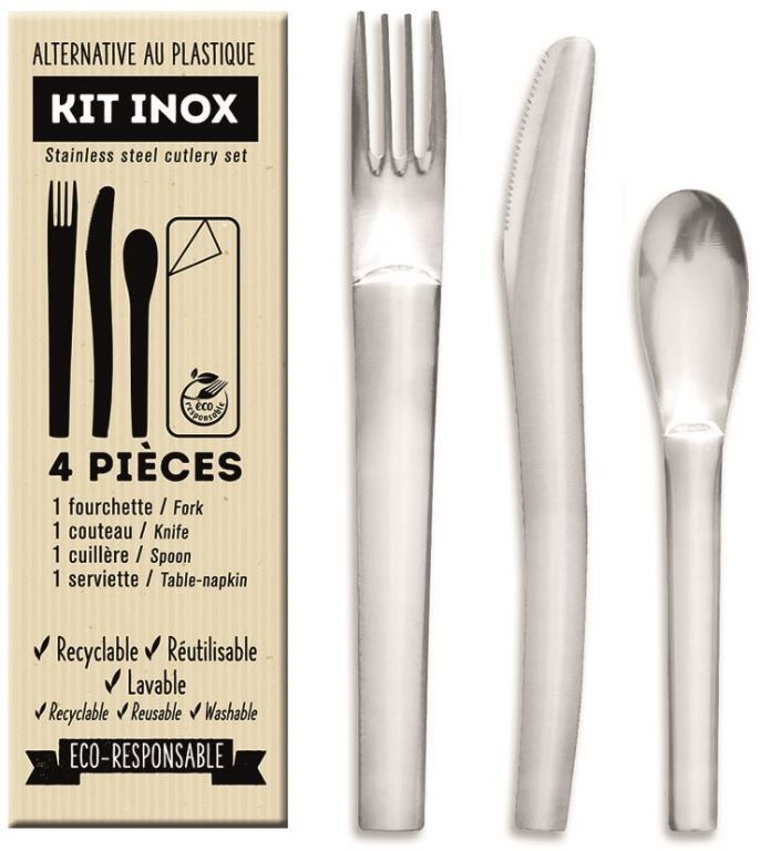 Kit couvert inox - class'croute