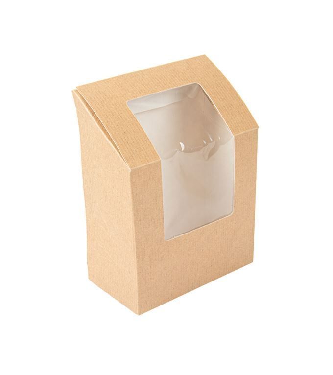 Boite carton kraft à tortilla 9,2x5,1x12,5cm - GDP - Carton de 600