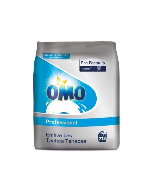 Lessive poudre tous textiles 213 lavages - OMO - Sac de 17kg