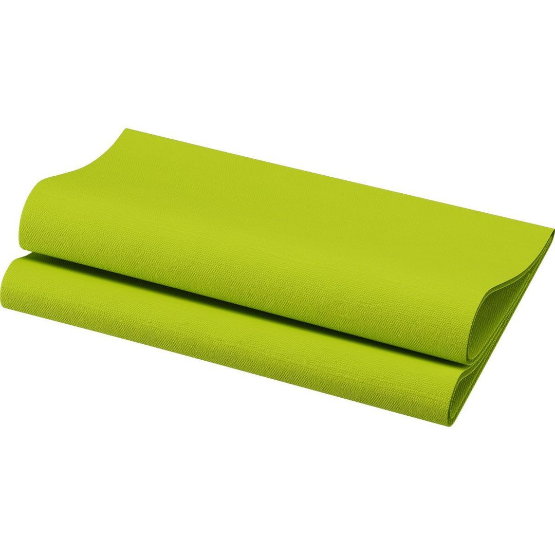 Serviette non tissée Bio Dunisoft 40x40cm kiwi - DUNI - Carton de 360