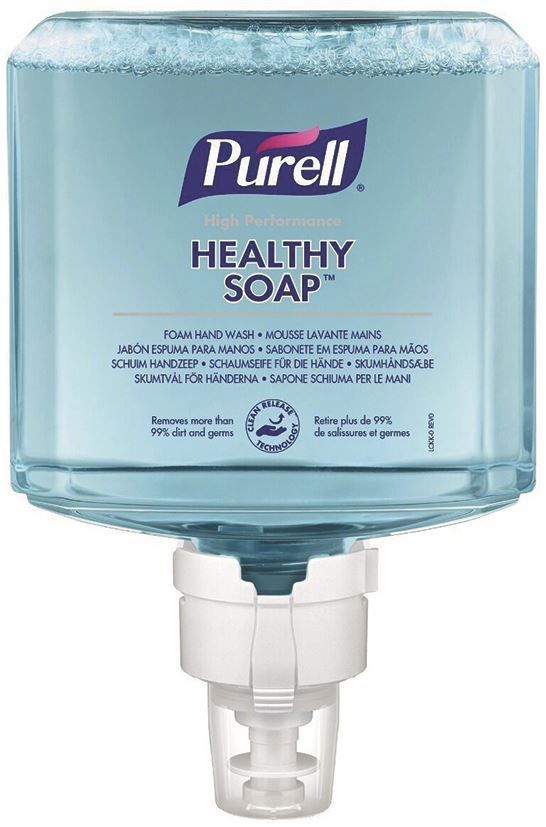 Savon mousse mains Healthy Soap ES8 - PURELL - Carton de 2x1200ml