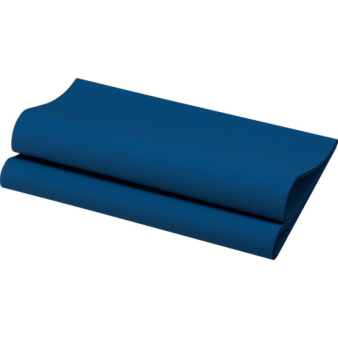 Serviette non tissée Bio Dunisoft 40x40cm Bleu foncé - DUNI - Carton de 360