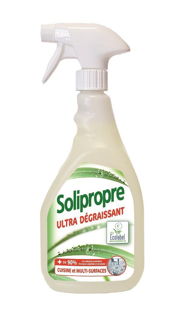 Dégraissant puissant alimentaire Solipropre Ecolabel - SOLIPRO - Carton de 6x750ml