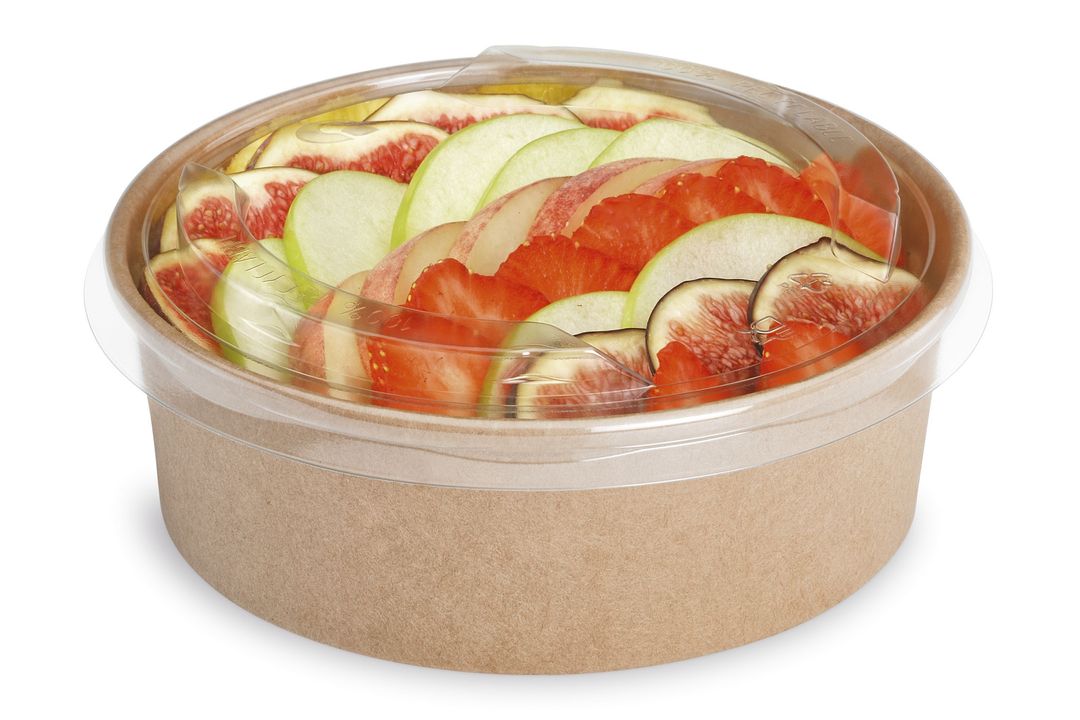 Pot salade carton 750cc avec couvercle - ALPHA FORM - Carton de 180