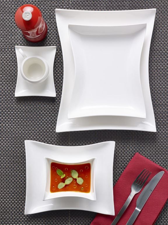 Assiette creuse porcelaine Taina 22,5x18,5cm - GAFIC - Carton de 24