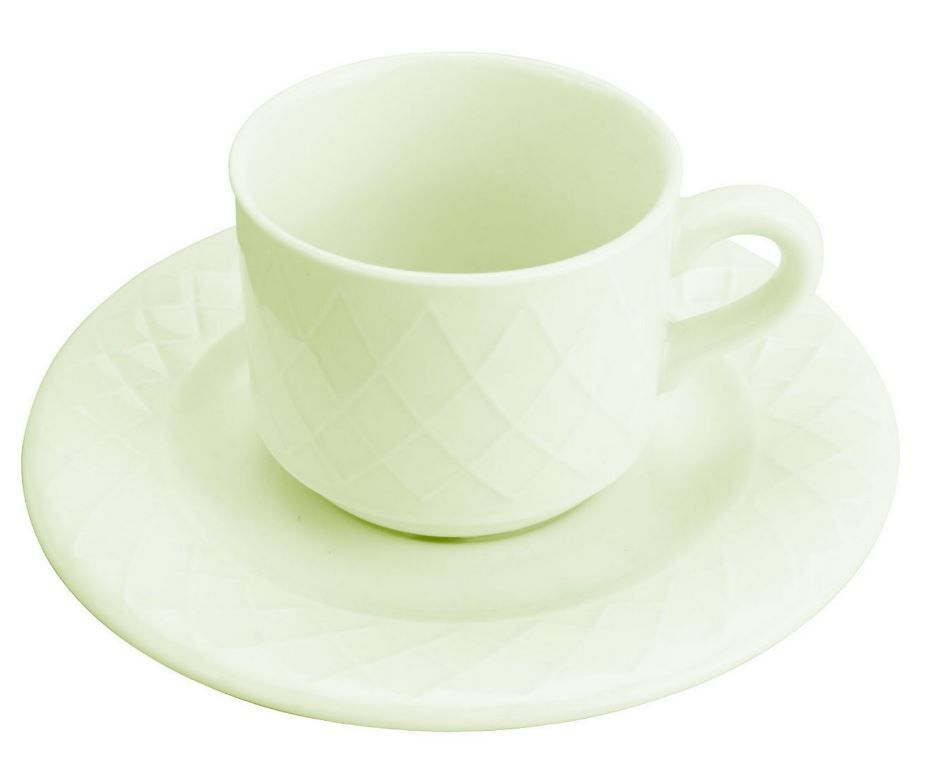 Soucoupe déjeuner porcelaine Grand Siècle - GAFIC - Carton de 24