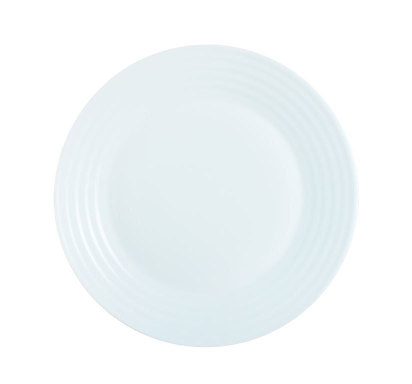 Assiette plate verre trempé Stairo 19cm - ARCOROC - Carton de 24