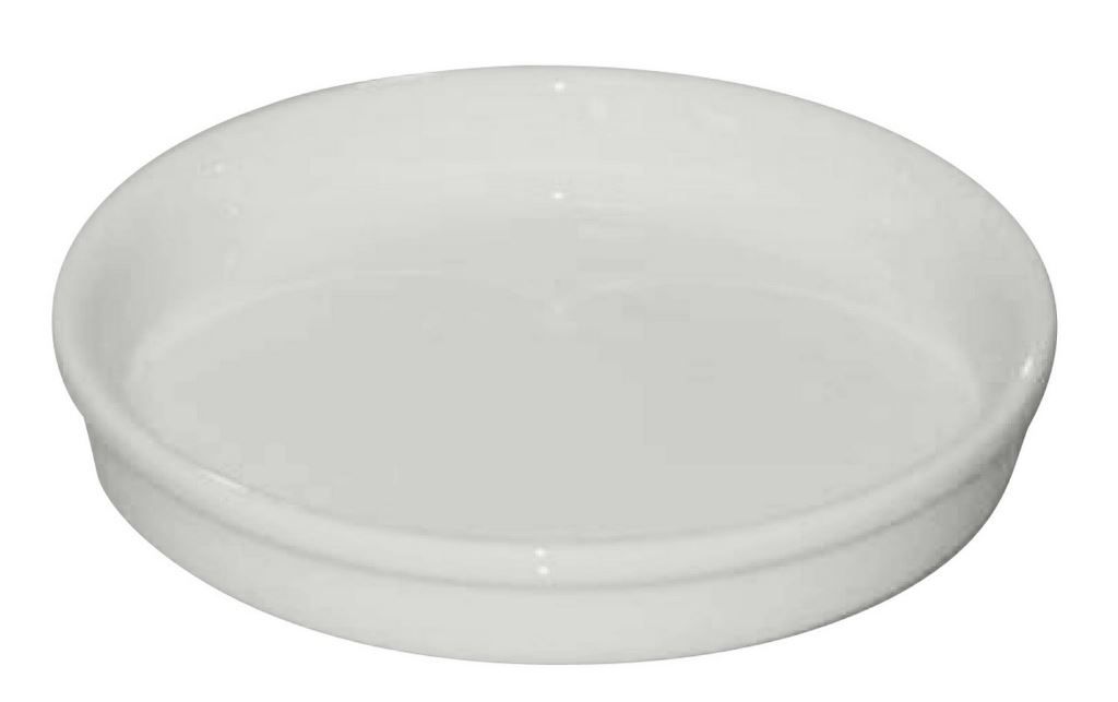 Plat à crème brûlée porcelaine 12,2cm - GAFIC - Carton de 12